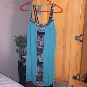 Turquoise dress